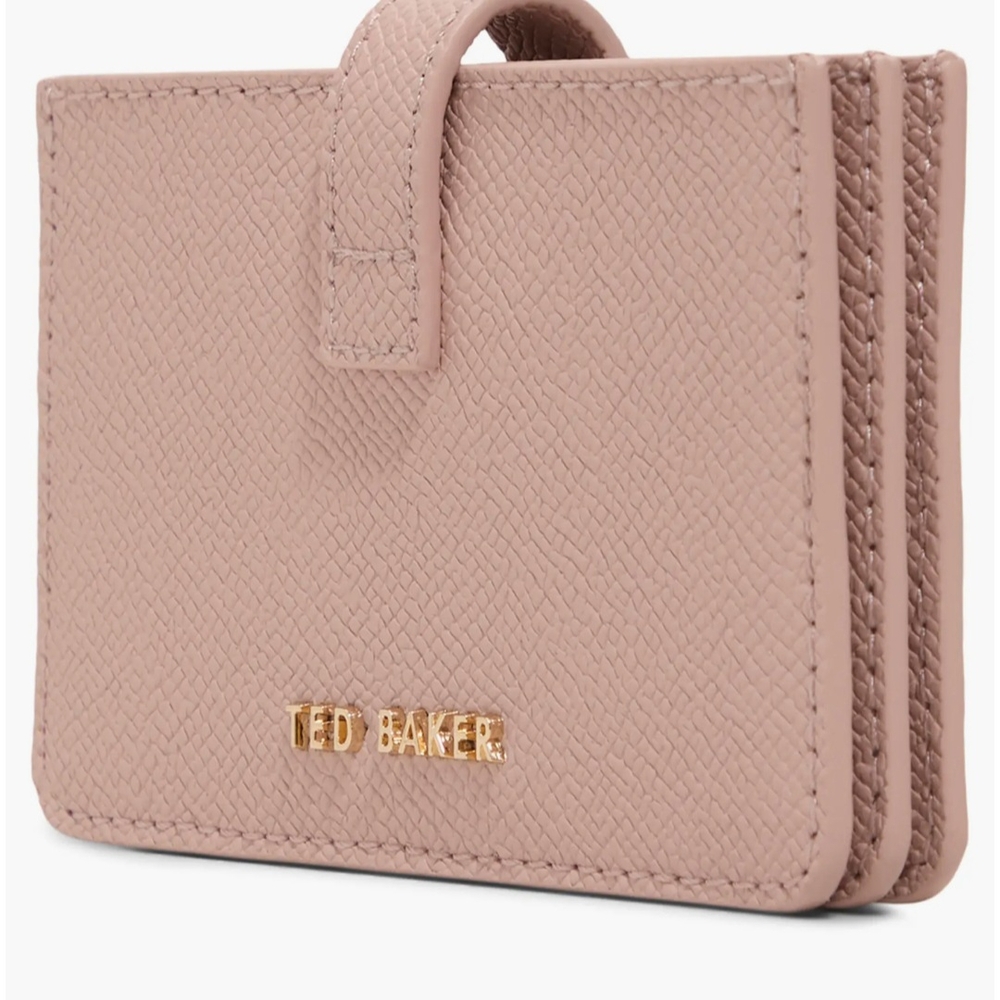Ted Baker Blush Card Holder with Gold Detail
